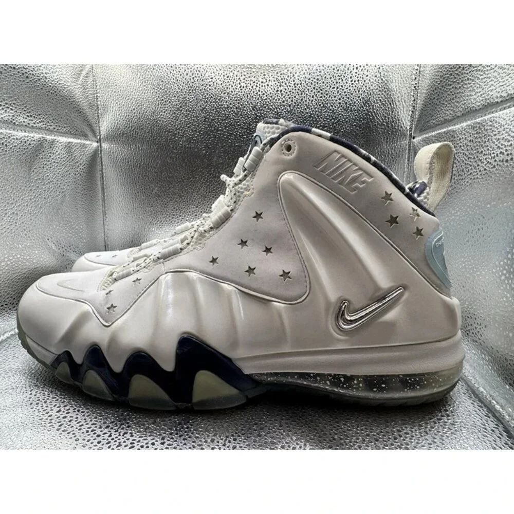 RARE 🚀 Size 13 - Nike Barkley Foam Posite Max Premium‎ USA Olympics 588527-100